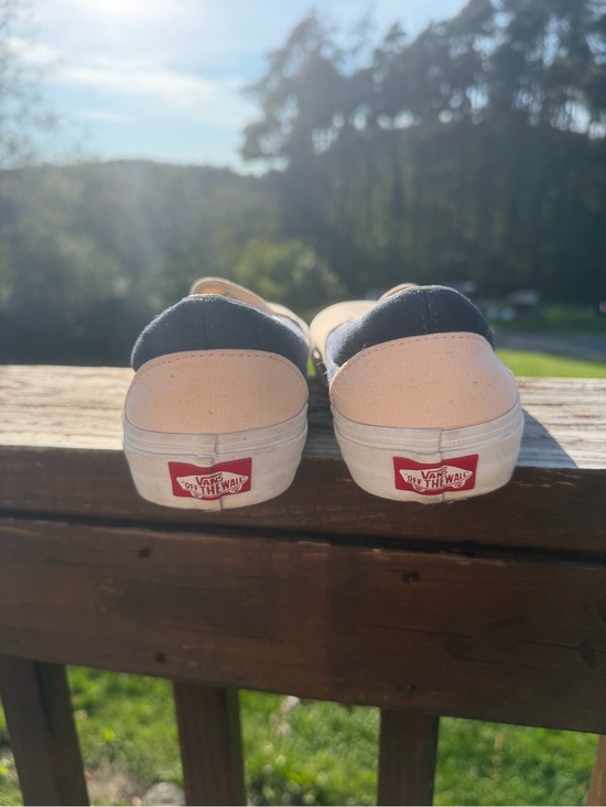 Vans Shoes - Vans Slip-On Sneakers in Pink and Navy